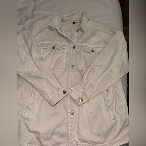 H&M Cream Denim Jacket